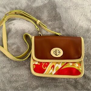 Spartina Linen, Leather purse